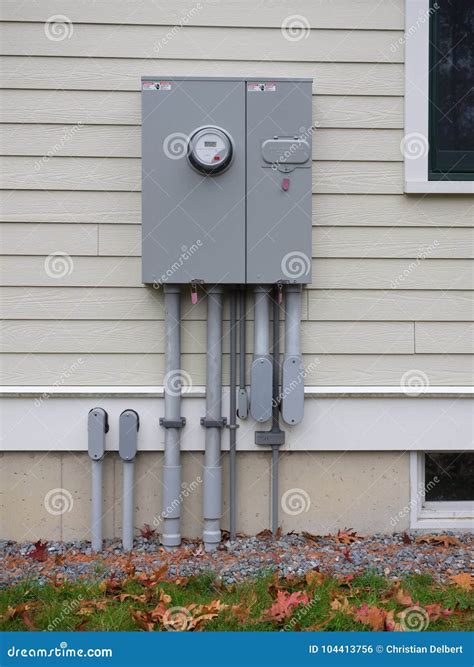 electricity box outside house|residential electrical panel box.